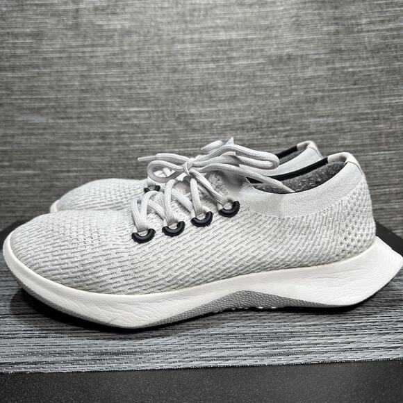 Allbirds TD2 Shoes Gray White Tree Dasher 2 Running +10.7 Mens Size 11.5 - Picture 1 of 15